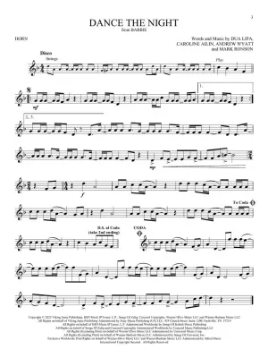 Songs from Barbie, The Little Mermaid, The Super Mario Bros. Movie, and More Top Movies - Horn Play-Along - Book/Audio Online