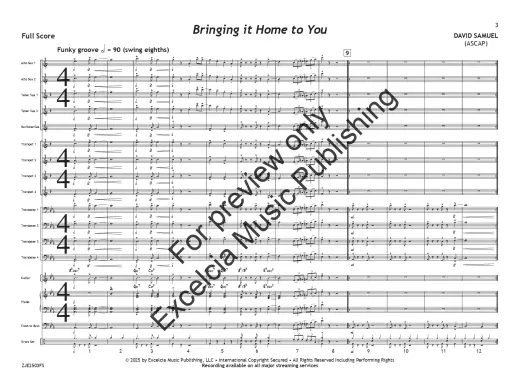 Bringing it Home to You - Samuel - Jazz Ensemble - Gr. 4