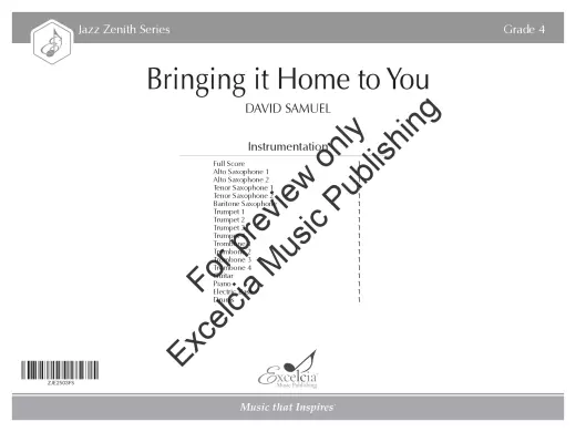 Bringing it Home to You - Samuel - Jazz Ensemble - Gr. 4