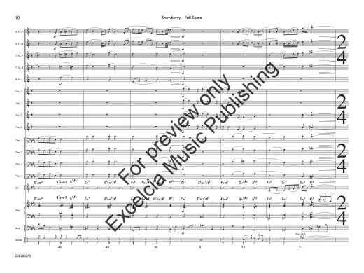 Snowberry - Nishimura - Jazz Ensemble - Gr. 4