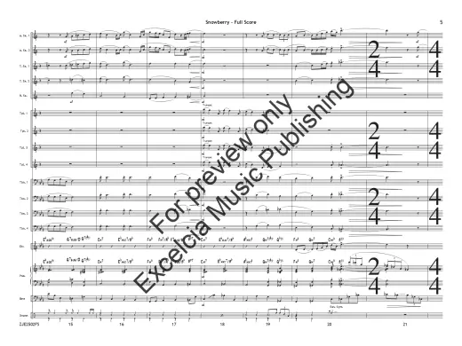 Snowberry - Nishimura - Jazz Ensemble - Gr. 4