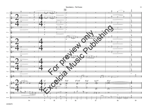 Snowberry - Nishimura - Jazz Ensemble - Gr. 4