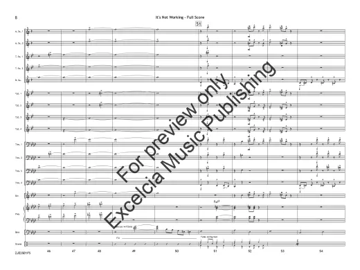 It’s Not Working - Wiest - Jazz Ensemble - Gr. 5