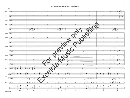 Ho, Ho, Ho: Who Wouldn\'t Go Up on the Housetop - Hanby/Parsons - Jazz Ensemble - Gr. 3
