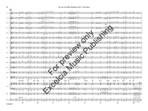 Ho, Ho, Ho: Who Wouldn\'t Go Up on the Housetop - Hanby/Parsons - Jazz Ensemble - Gr. 3