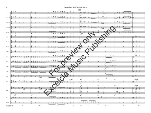 Streetlight Shuffle - Zaremba - Jazz Ensemble - Gr. 3