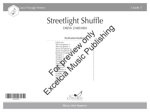 Streetlight Shuffle - Zaremba - Jazz Ensemble - Gr. 3