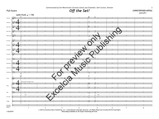 Off the Set! - Artau - Jazz Ensemble - Gr. 3