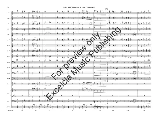Let\'s Do It, Let\'s Fall In Love - Porter/Arcari - Jazz Ensemble - Gr. 3
