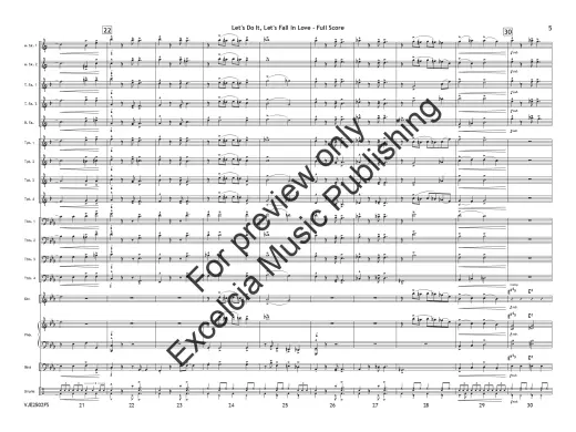 Let\'s Do It, Let\'s Fall In Love - Porter/Arcari - Jazz Ensemble - Gr. 3