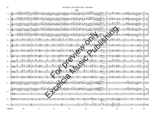 Let\'s Do It, Let\'s Fall In Love - Porter/Arcari - Jazz Ensemble - Gr. 3