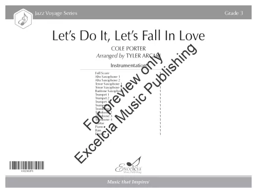 Let\'s Do It, Let\'s Fall In Love - Porter/Arcari - Jazz Ensemble - Gr. 3