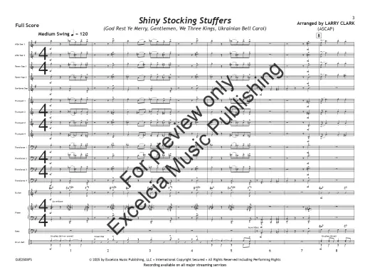 Shiny Stocking Stuffers - Clark - Jazz Ensemble - Gr. 1