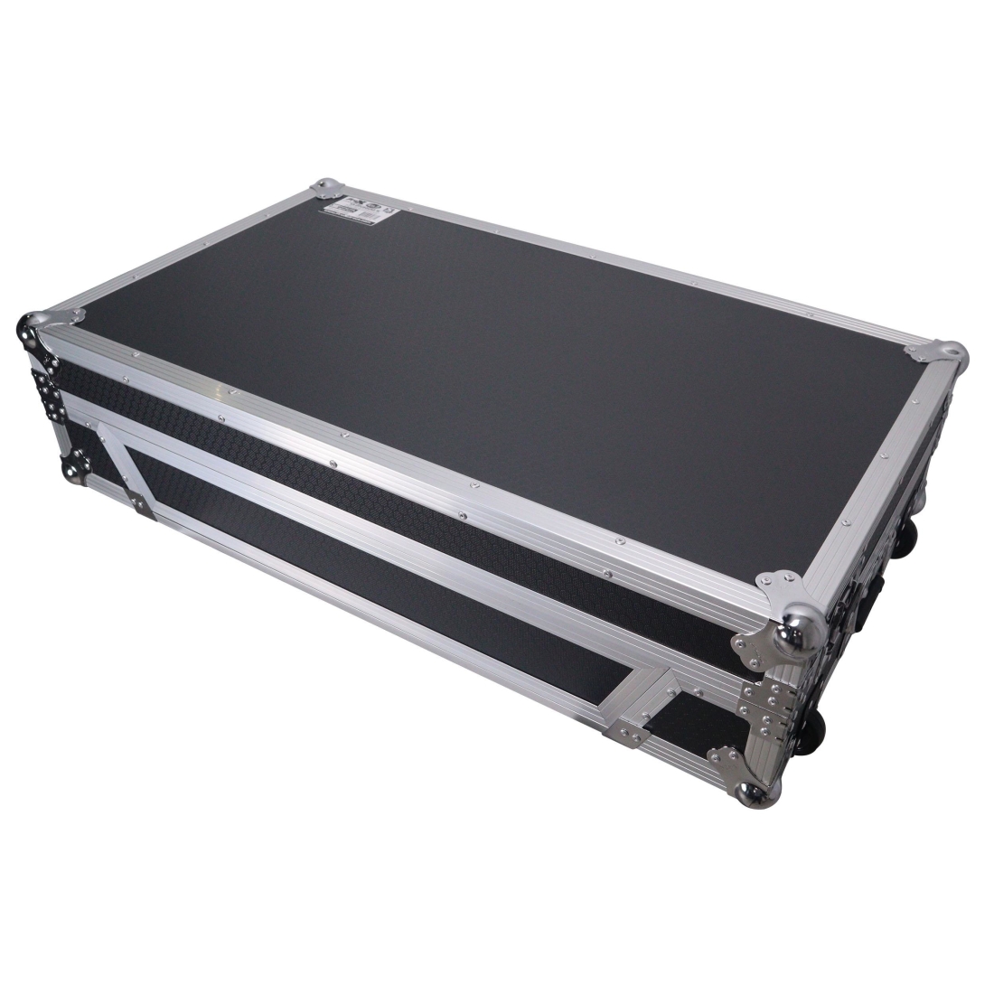 Flight Style Road Case For Pioneer Opus Quad DJ Controller with 1U Rack Space and Wheels
