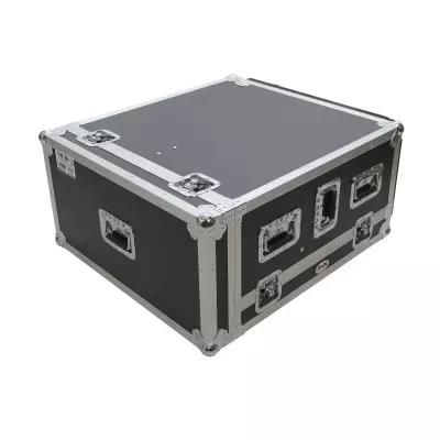 ProX - Flight Case for Yamaha DM7 Compact Expansion Console with Doghouse compartment and Caster wheels