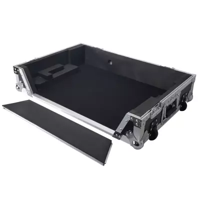 Flight Style Road Case For Pioneer DDJ-FLX10 or DDJ-GRV6 DJ Controller with 1U Rack Space Wheels