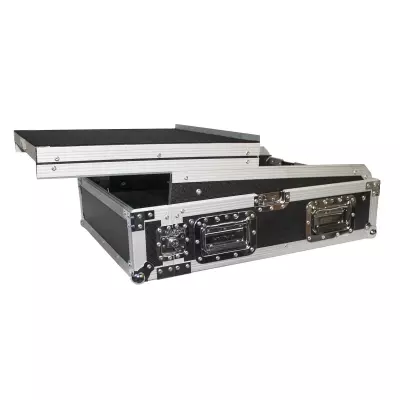 Universal 19\'\' Rackmount Mixer up to 13U with Removable Laptop Shelf - Silver