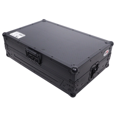 ProX - Flight Case For Pioneer DDJ-REV1 DJ Controller with Laptop Shelf - Black on Black