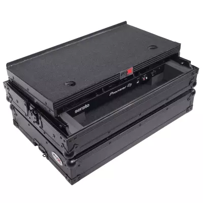 Flight Case For Pioneer DDJ-REV1 DJ Controller with Laptop Shelf - Black on Black