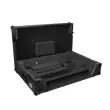 ATA Flight Case For Pioneer DDJ-REV5 XDJ-RX3 DJ Controller with 1U Rack Space and Wheels - Black on Black