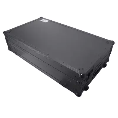 ProX - Flight Case for Pioneer DDJ-REV7 DJ Controller with Wheels and 1U Rackspace - Black on Black
