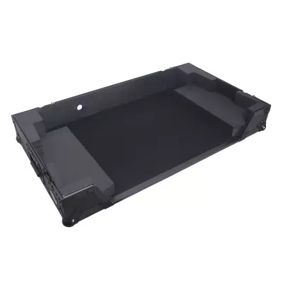 Flight Case for Pioneer DDJ-REV7 DJ Controller with Wheels and 1U Rackspace - Black on Black