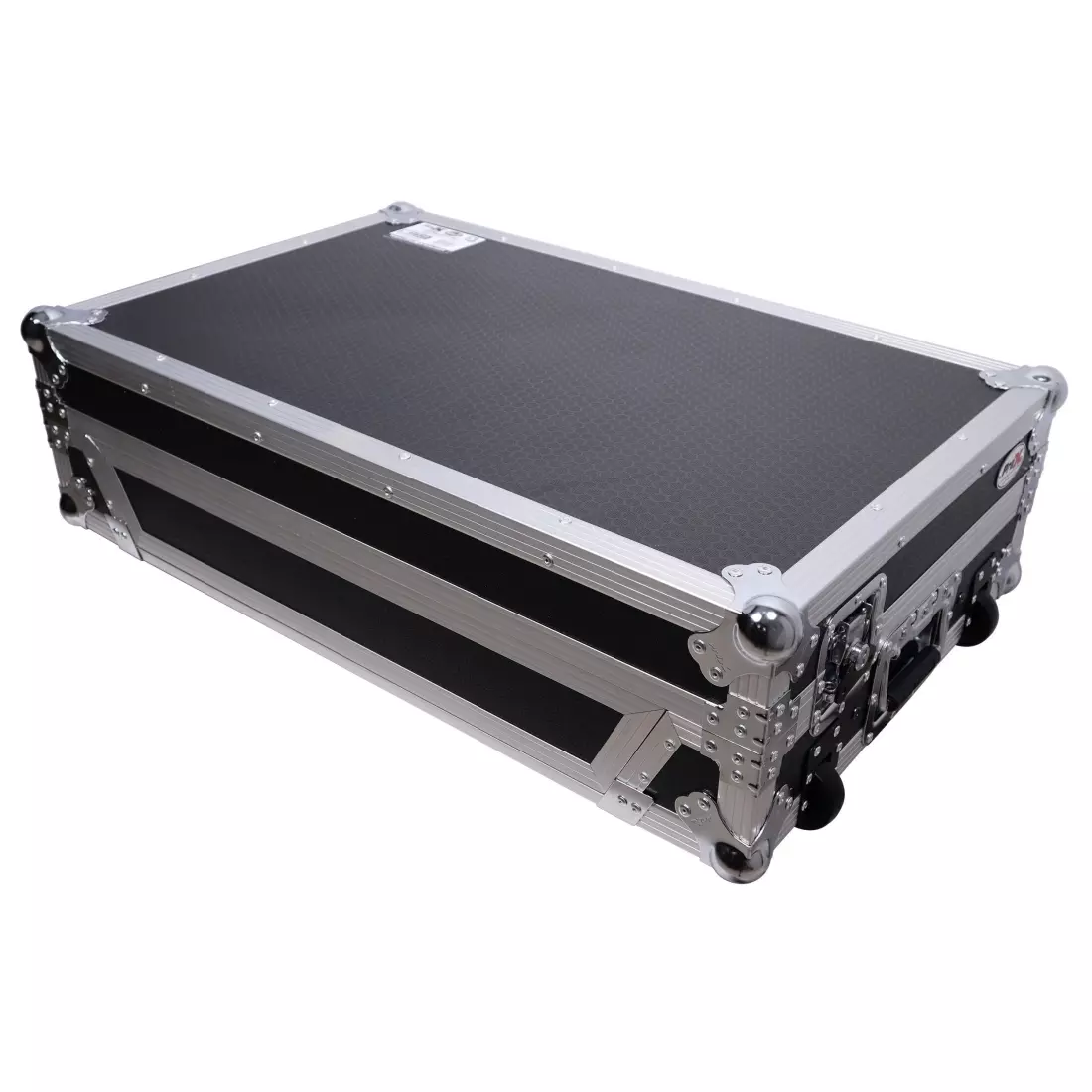 Flight Case for Pioneer DDJ-REV7 DJ Controller with Laptop Shelf Wheels and 1U Rackspace