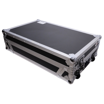 ProX - Flight Case for Pioneer DDJ-REV7 DJ Controller with Laptop Shelf Wheels and 1U Rackspace