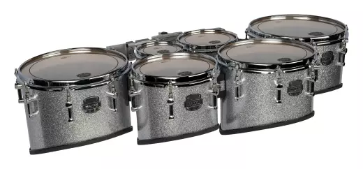 Mapex Marching - Quantum Mark II Series Multi Tom Set (6, 8, 10, 12, 13, 14) Cali Cut - Crystal Sparkle