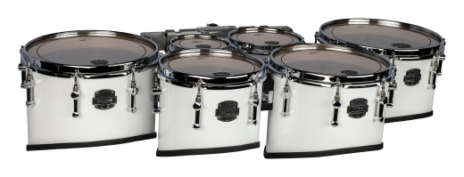Mapex Marching - Quantum Mark II Series Multi Tom Set (6, 8, 10, 12, 13, 14) Cali Cut - Snow White
