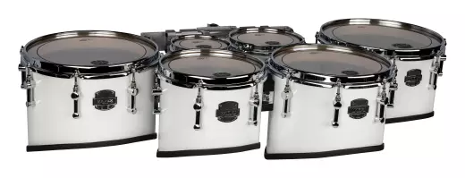 Mapex Marching - Quantum Mark II Series Multi Tom Set (6, 8, 10, 12, 13, 14) Cali Cut - Snow White