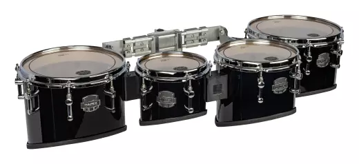 Mapex Marching - Quantum Mark II Series Multi Tom Set (8, 10, 12, 13) Cali Cut - Dark Black