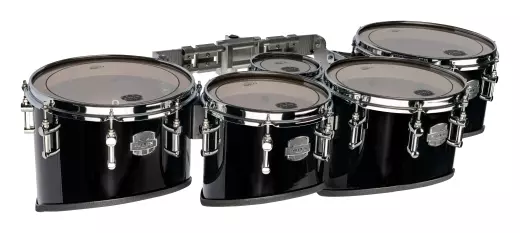 Mapex Marching - Quantum Mark II Series Multi Tom Set (6,10, 12, 13, 14) Cali Cut - Dark Black