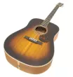 D40 All Mahogany Acoustic Guitar with Case - Sunburst