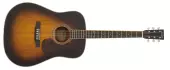 Larrivee - D40 All Mahogany Acoustic Guitar with Case - Sunburst