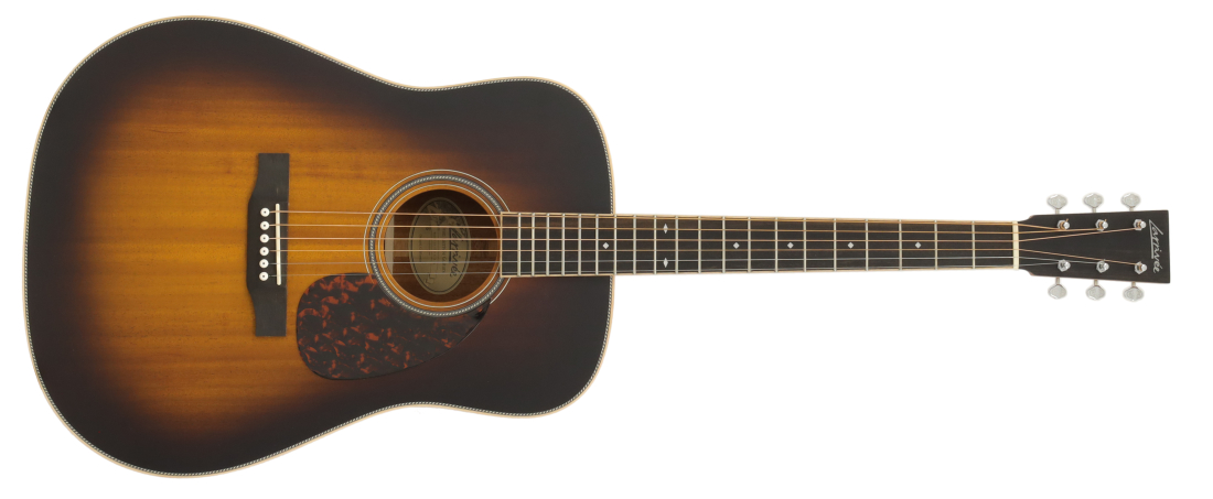 D40 All Mahogany Acoustic Guitar with Case - Sunburst