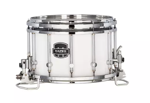 Mapex Marching - Quantum Mark II Series 14x10 Marching Snare Drum - Snow White