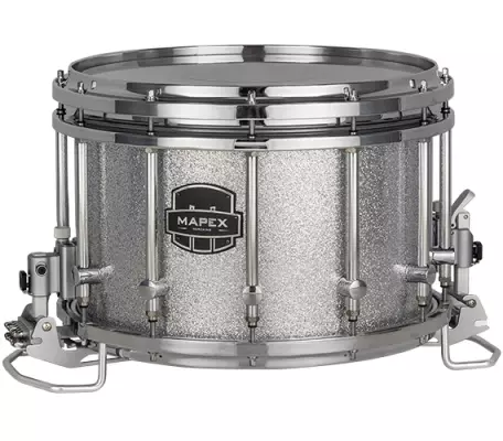 Mapex Marching - Quantum Mark II Series 14x10 HT Marching Snare Drum - Crystal Sparkle