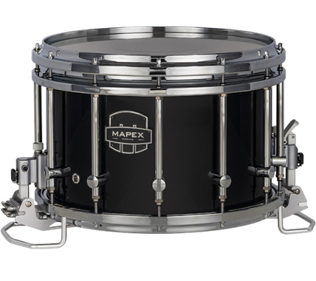 Mapex Marching - Quantum Mark II Series 14x10 HT Marching Snare Drum - Dark Black