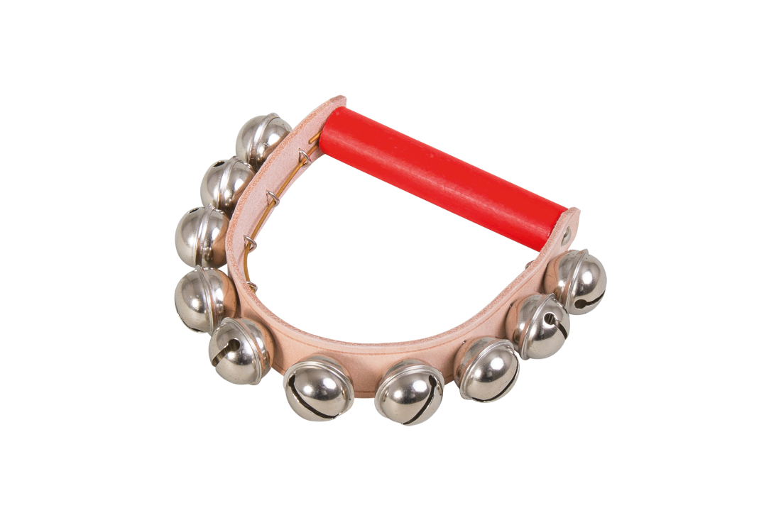 10 Sleigh Bells with Wooden Handle