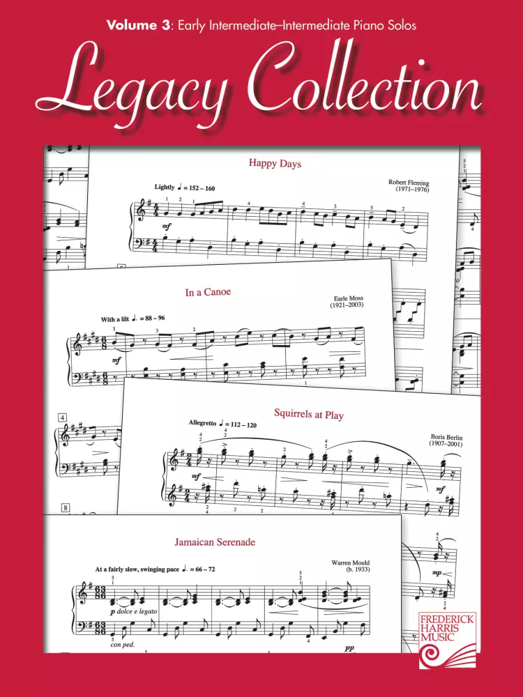 Legacy Collection Volume 3: Early Intermediate - Intermediate Piano Solos - Book