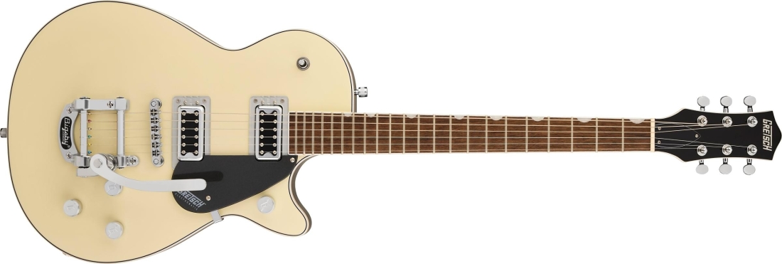 G5230T Electromatic Jet FT Single-Cut with Bigsby, Laurel Fingerboard - Two-Tone Vintage White/ London Grey
