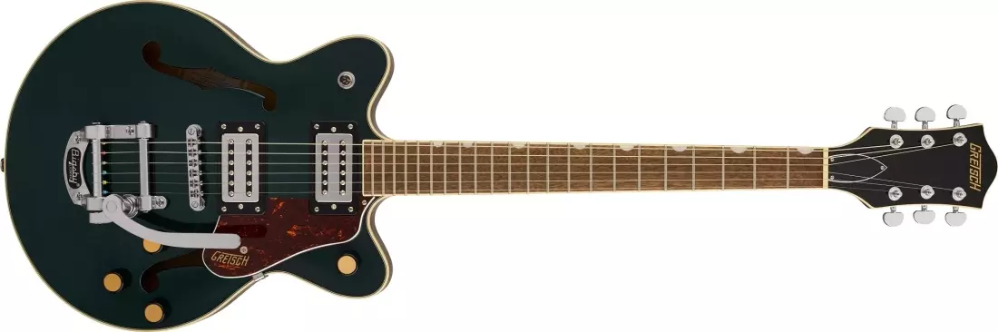 G2655T Streamliner Center Block Jr. Double-Cut with Bigsby, Laurel Fingerboard - Cadillac Green