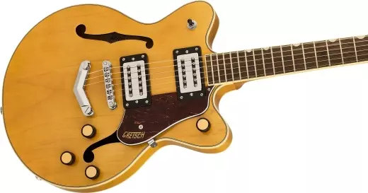 G2655 Streamliner Center Block Jr. Double-Cut with V-Stoptail, Laurel Fingerboard - Village Amber