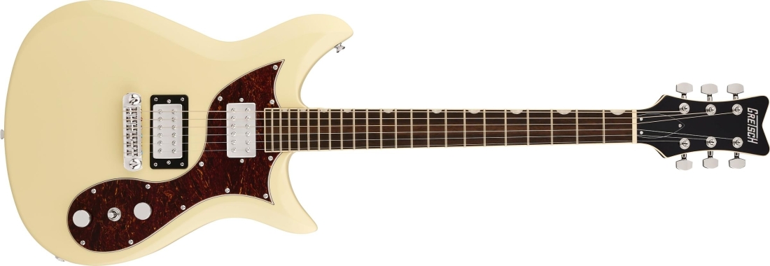 Electromatic CVT Double-Cut with Wraparound, Laurel Fingerboard - Vintage White