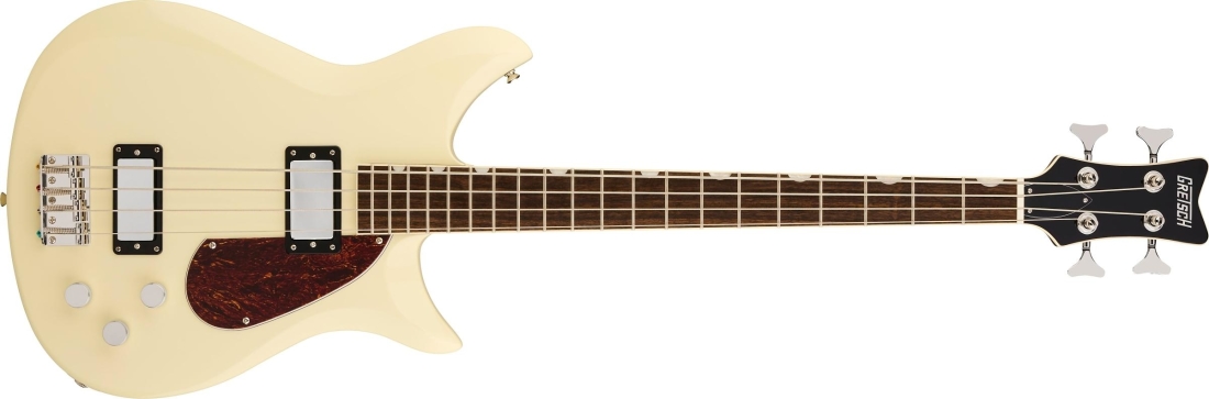 Electromatic CVT Bass Double-Cut, Laurel Fingerboard - Vintage White