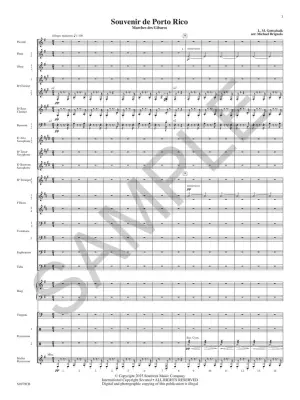 Souvenir De Porto Rico - Gottschalk/Brignolo - Concert Band - Gr. 4