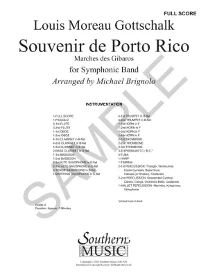 Souvenir De Porto Rico - Gottschalk/Brignolo - Concert Band - Gr. 4