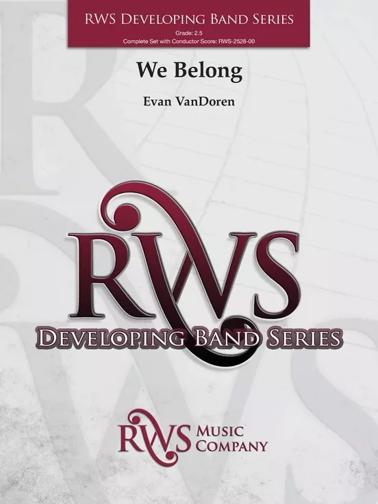 We Belong - VanDoren - Concert Band - Gr. 2.5