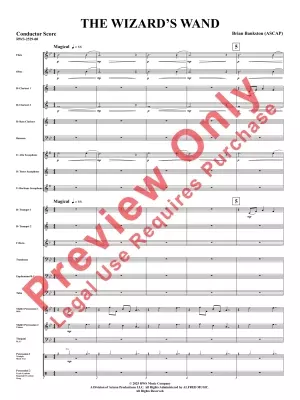 The Wizard\'s Wand - Bankston - Concert Band  - Gr. 2